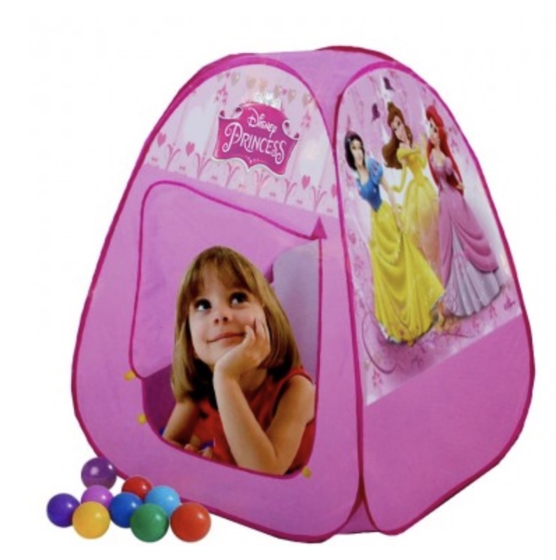 Zoom PreviousNext Disney Princess Play Tent House With 50 Soft Flex Balls DPT4715