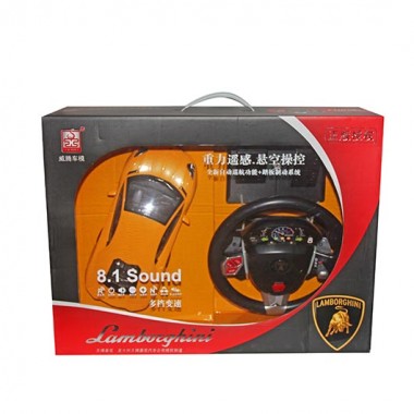 Lamborghini R/C- Sport Racing Genuine License With Dangling Steer Remote (8.1 Sound)