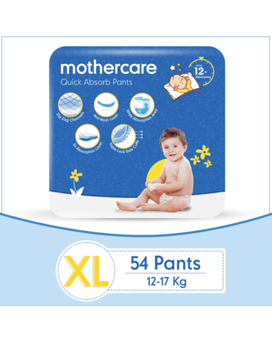 Mothercare Diaper Pants Extra Absorb Extra Large- 54 pcs