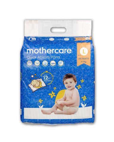 Mothercare Diaper Pants Extra Absorb Large- 58 pcs