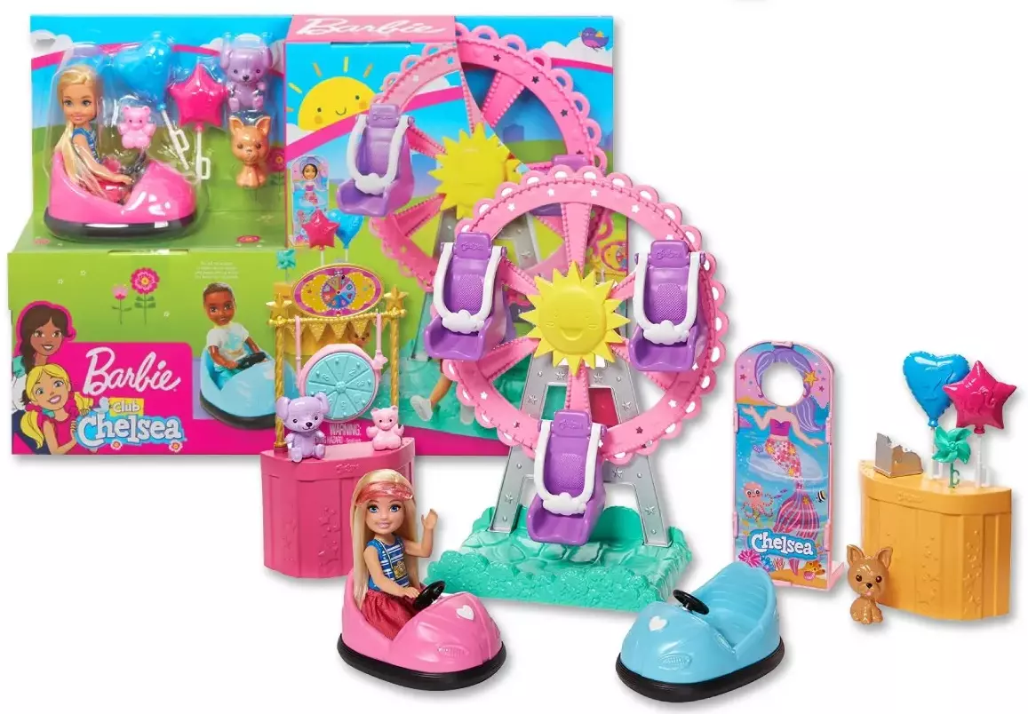 Barbie GHV82 Club Chelsea Doll and Carnival Playset