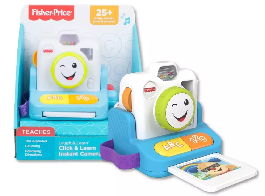 Fisher Price GJW19 Laugh and Learn Click and Learn Instant Camera
