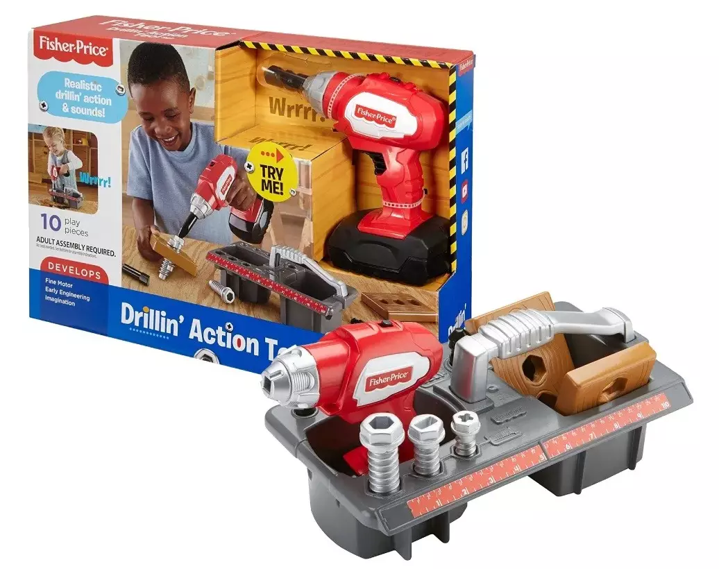 Fisher-Price DVH16 Drillin’ Action Tool Set