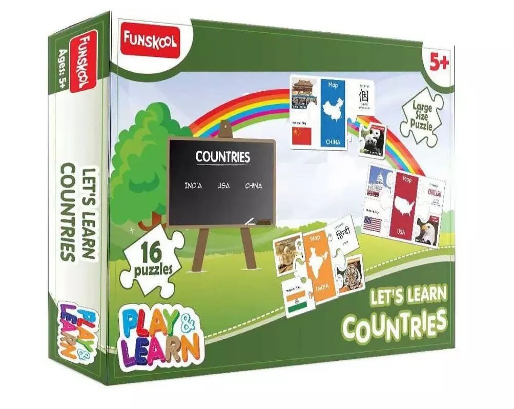 Funskool Lets Learn Countries Puzzle