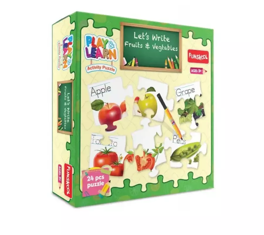Funskool Mini Fruits and Vegetables Puzzle
