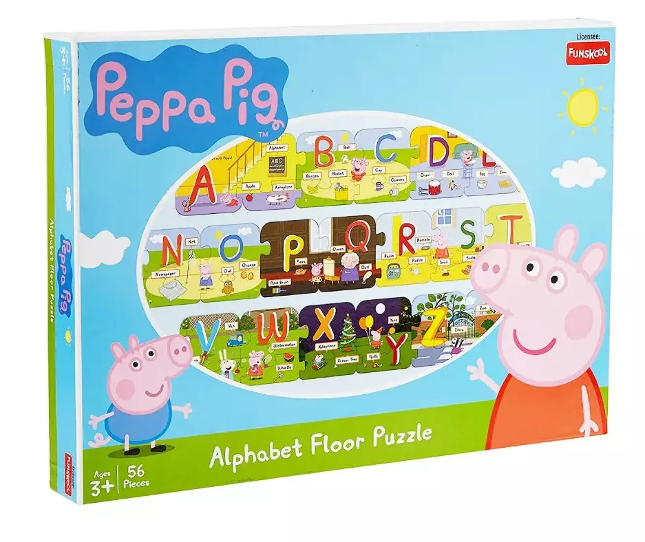 Funskool Peppa Pig Alphabet Floor Puzzle