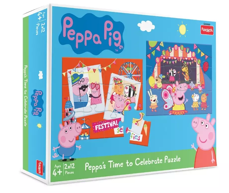 Funskool Peppa Pig Celebration Time 2in1 Puzzle