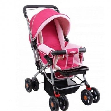 Farlin BF 889B 3 Position Baby Stroller FBS108 - Pink