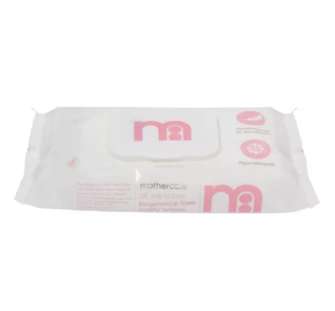 Mothercare Fragrance-Free Baby Wipes 60pcs